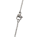 Hermes Cage de Ash Cube Pendant Silver Orange Metal — view 4