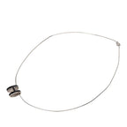 Hermes Pop Pendant Silver Black Metal — view 3