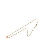 Hermes Mini Pop Pendant Pink Gold White Plated Enamel — view 3