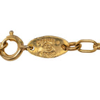Chanel Lion Motif Long Chain Necklace Gold Plated — view 3