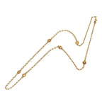 Chanel Lion Motif Long Chain Necklace Gold Plated