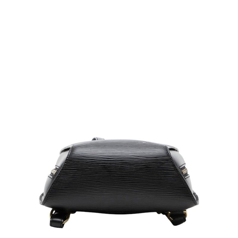 Louis Vuitton Epi Mabillon Backpack Noir Black Leather — view 3