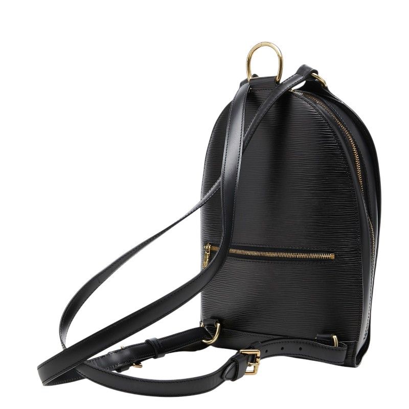 Louis Vuitton Epi Mabillon Backpack Noir Black Leather — view 2