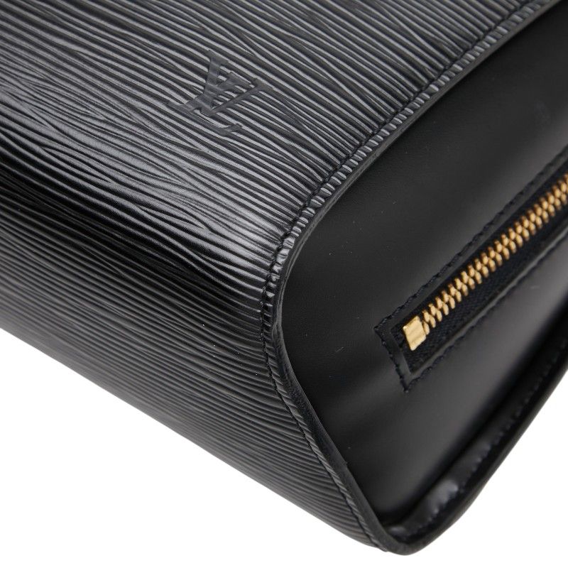 Louis Vuitton Epi Mabillon Backpack Noir Black Leather — view 4