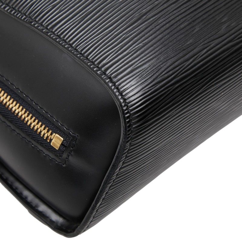 Louis Vuitton Epi Mabillon Backpack Noir Black Leather — view 5