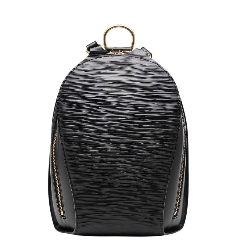 Louis Vuitton Epi Mabillon Backpack Noir Black Leather