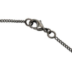 Chanel CC Logo Necklace Black Metal — view 5