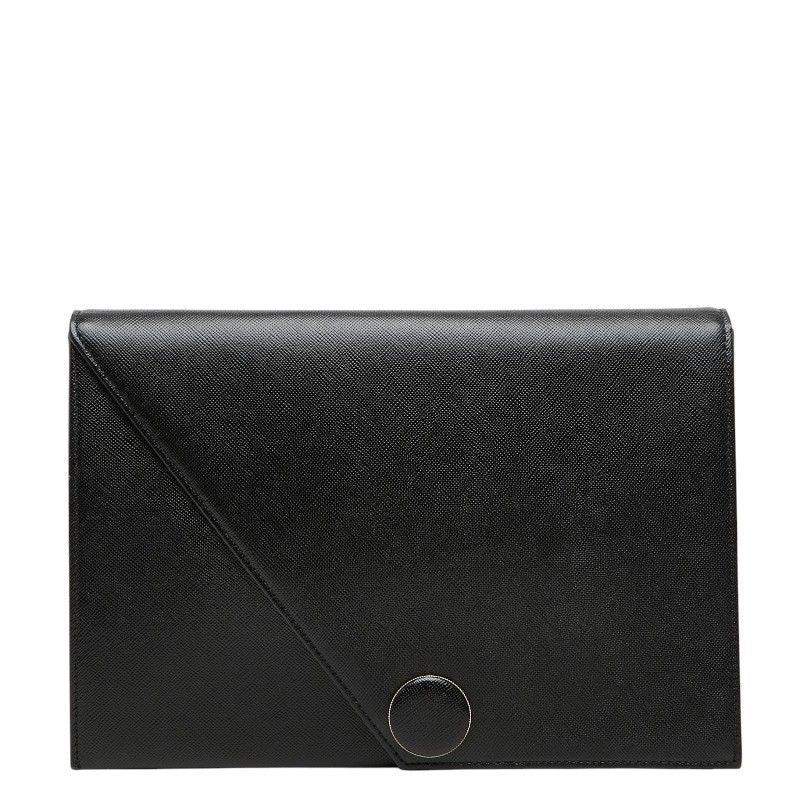 Saint Laurent Vintage Clutch Black Leather