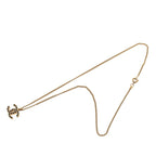 Chanel CC Logo Necklace Gold Black Plated — view 3