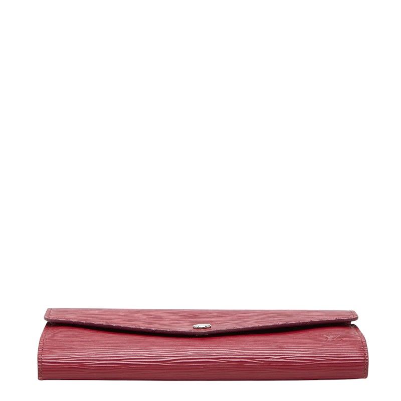 Louis Vuitton Epi Portefeuille Sarah Wallet Fuchsia Pink Leather — view 3