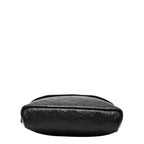 Gucci Guccissima Crossbody Shoulder Bag Black Leather — view 3