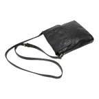 Gucci Guccissima Crossbody Shoulder Bag Black Leather — view 4