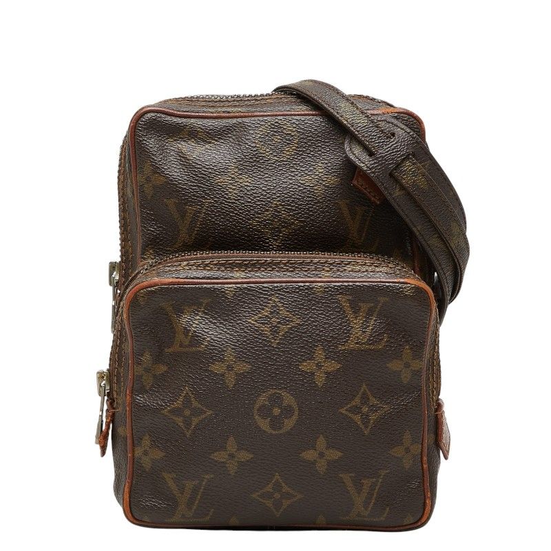 Louis Vuitton Monogram Mini Amazon Crossbody Shoulder Bag Brown Leather