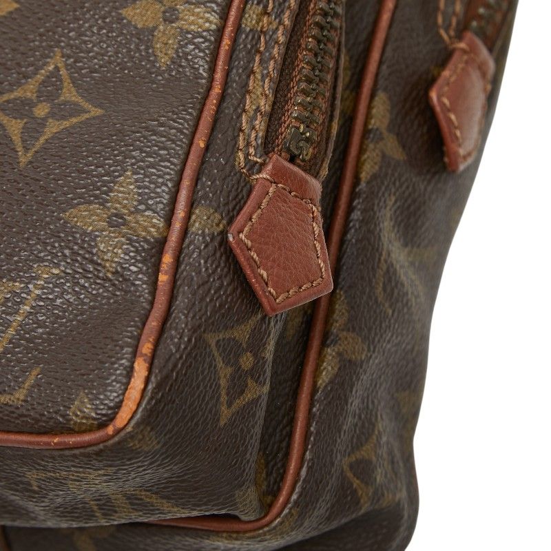 Louis Vuitton Monogram Mini Amazon Crossbody Shoulder Bag Brown Leather — view 8