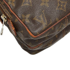 Louis Vuitton Monogram Mini Amazon Crossbody Shoulder Bag Brown Leather — view 6