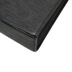 Louis Vuitton Epi Malesherbes Handbag Noir Black Leather — view 4
