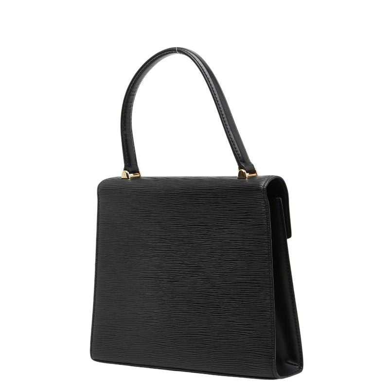 Louis Vuitton Epi Malesherbes Handbag Noir Black Leather — view 2