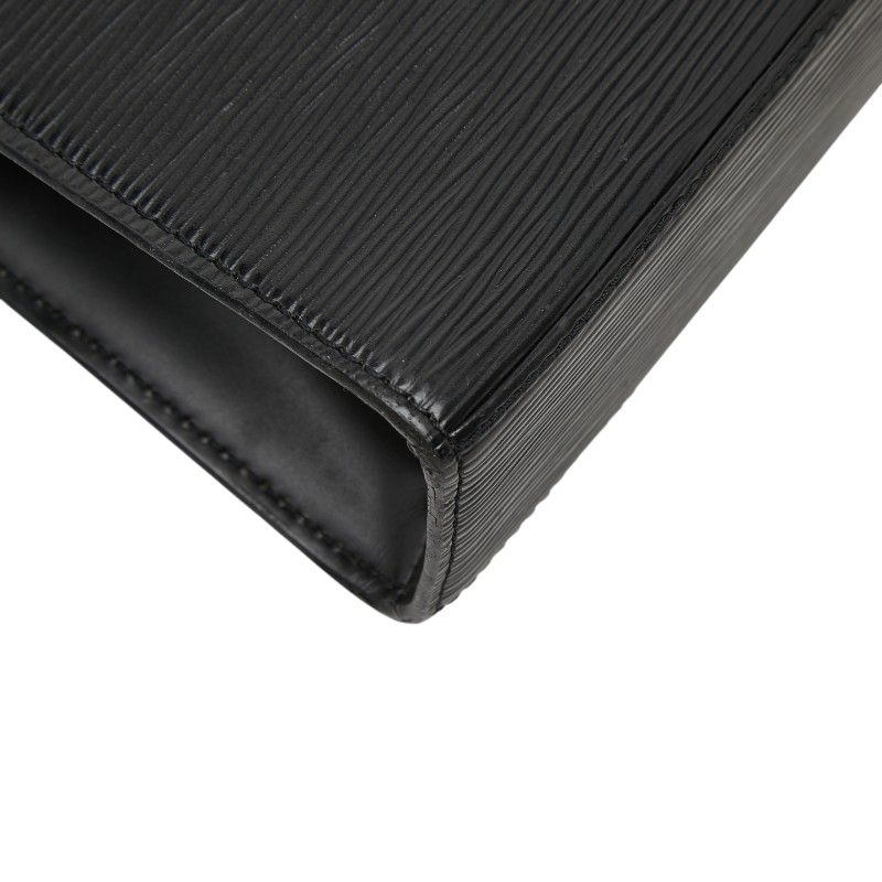Louis Vuitton Epi Malesherbes Handbag Noir Black Leather — view 5