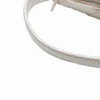 Chanel CC Logo Jumbo CC Caviar Leather Shoulder Bag White — view 5