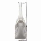 Chanel CC Logo Jumbo CC Caviar Leather Shoulder Bag White — view 3