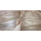 Chanel CC Logo Jumbo CC Caviar Leather Shoulder Bag White — view 7