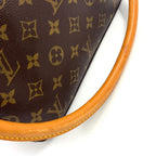 Louis Vuitton Looping MM Monogram Leather Brown Light Handbag Gold — view 5