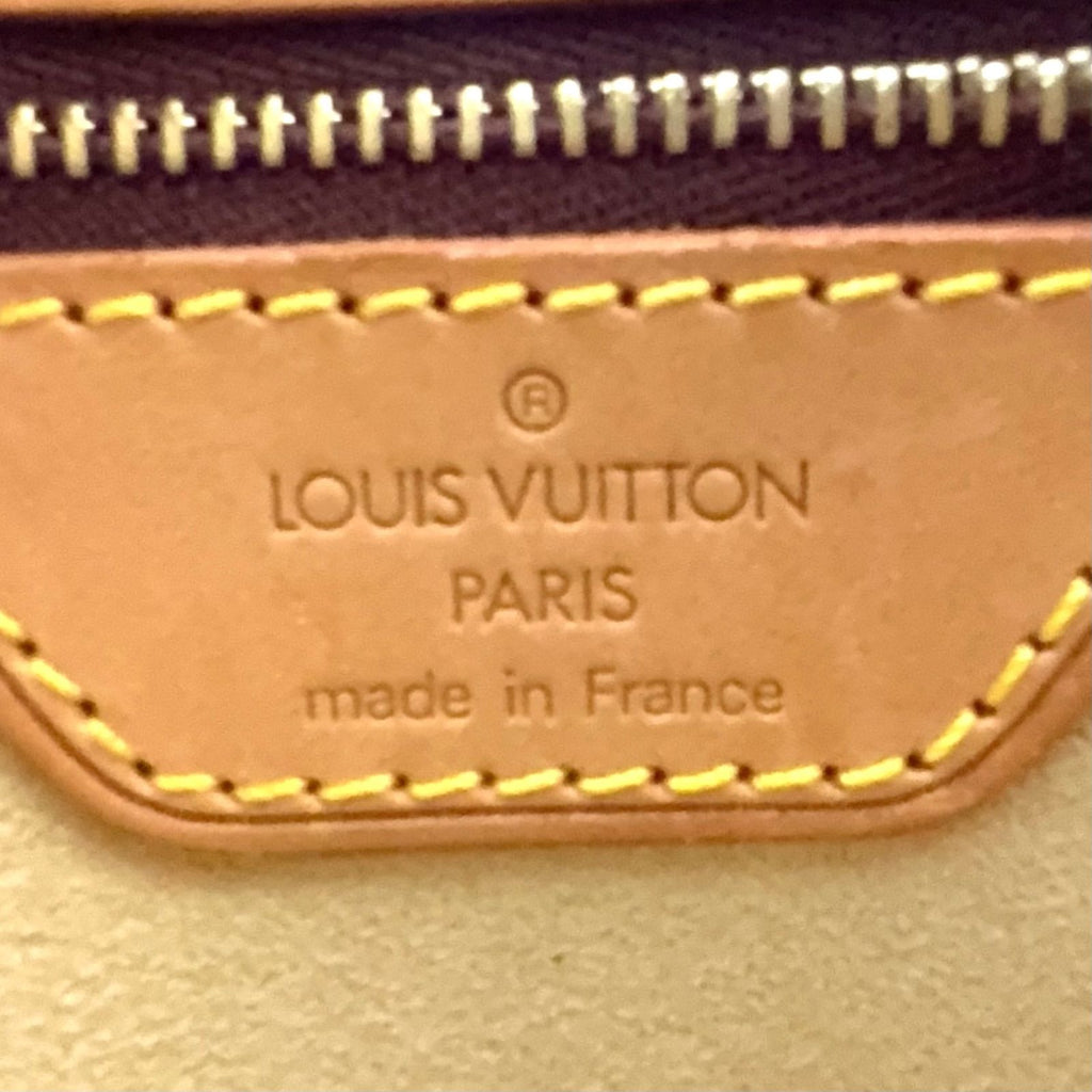 Louis Vuitton Looping MM Monogram Leather Brown Light Handbag Gold — view 4