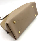 Louis Vuitton Neo Alma PM Monogram Empreinte Gray Leather Beige Handbag Gold — view 7