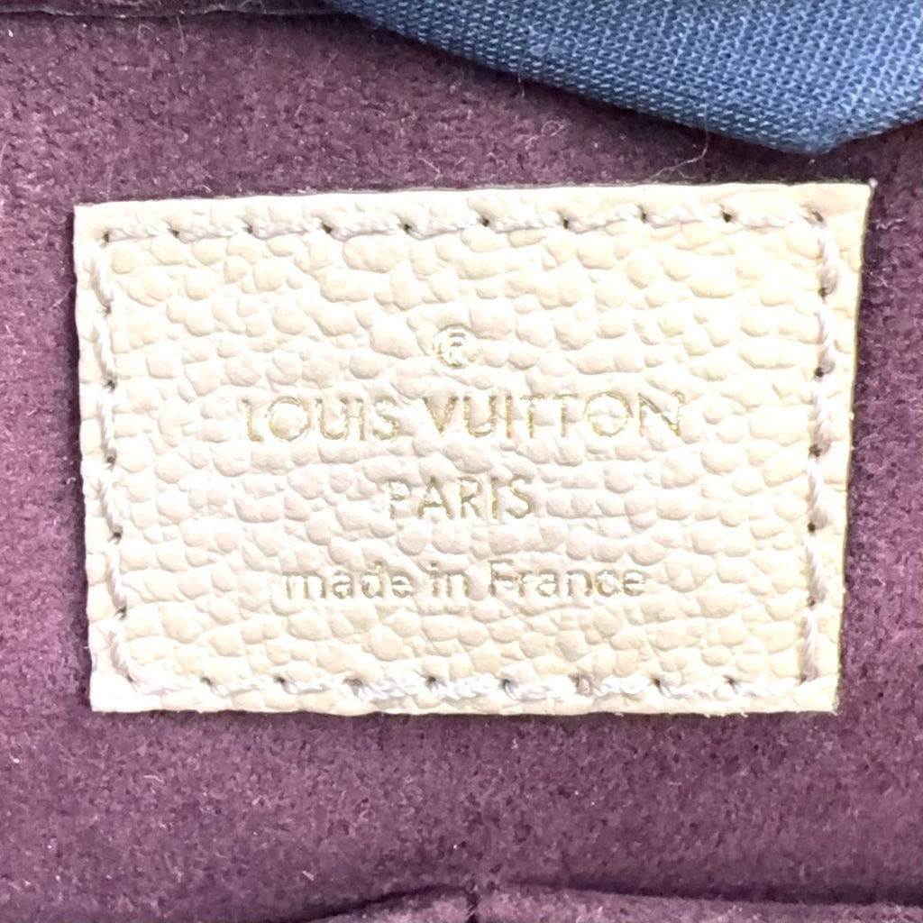 Louis Vuitton Neo Alma PM Monogram Empreinte Gray Leather Beige Handbag Gold — view 4