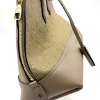 Louis Vuitton Neo Alma PM Monogram Empreinte Gray Leather Beige Handbag Gold — view 5