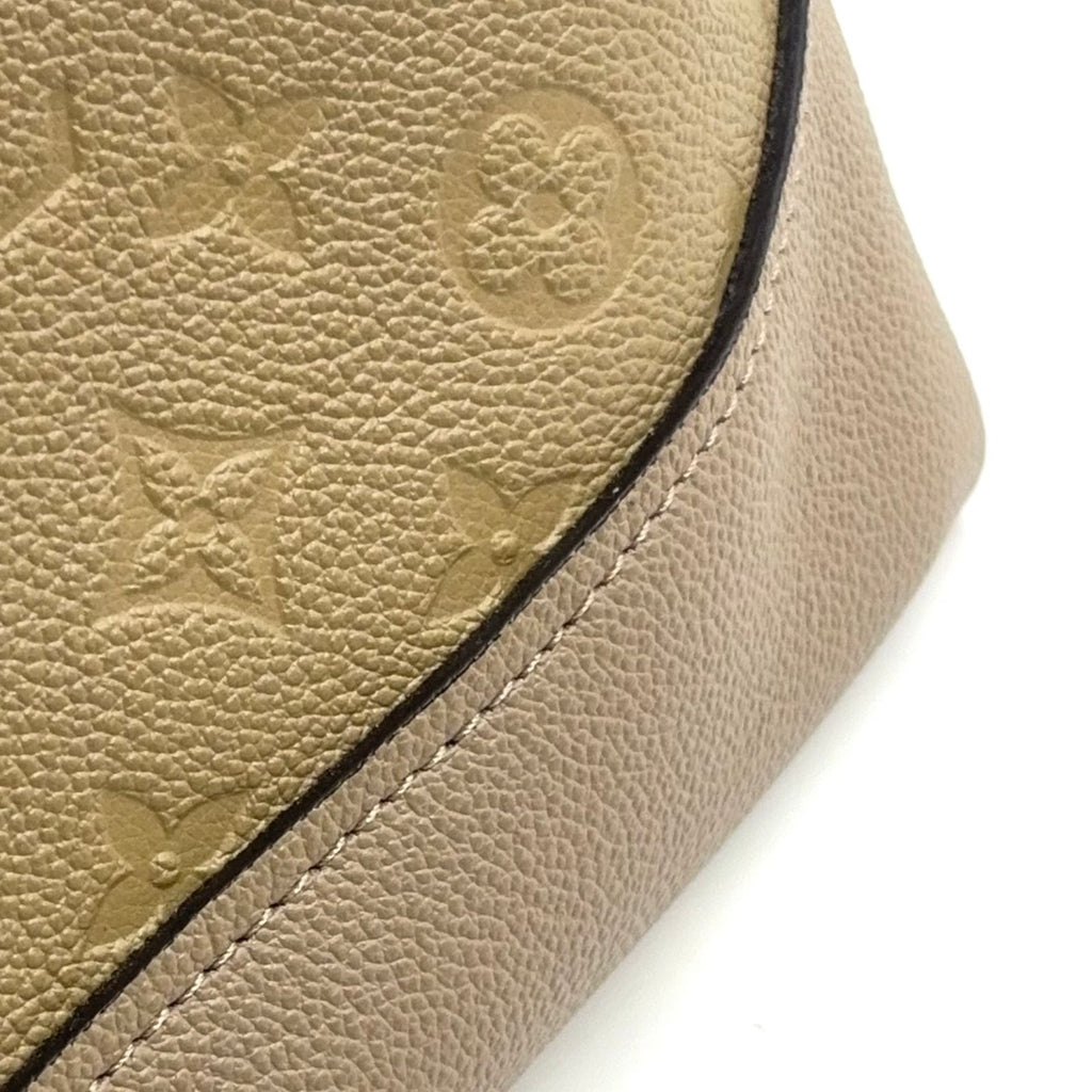Louis Vuitton Neo Alma PM Monogram Empreinte Gray Leather Beige Handbag Gold — view 6