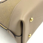 Louis Vuitton Neo Alma PM Monogram Empreinte Gray Leather Beige Handbag Gold — view 8