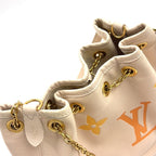 Louis Vuitton LV Summer Bundle Monogram Empreinte Leather Orange White Handbag — view 7