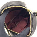 Chanel Classic Round Chain Lambskin Black Shoulder Bag Gold — view 3