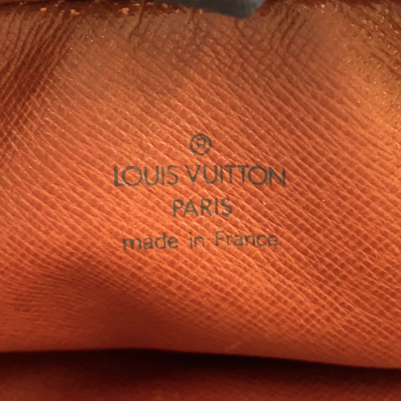 Louis Vuitton Danube Monogram Leather Brown Light Shoulder Bag Gold — view 4