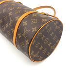 Louis Vuitton Papillon 30 Monogram Leather Brown Light Handbag Gold — view 6