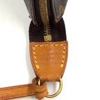 Louis Vuitton Pochette Soir Monogram Leather Brown Light Handbag Gold — view 4