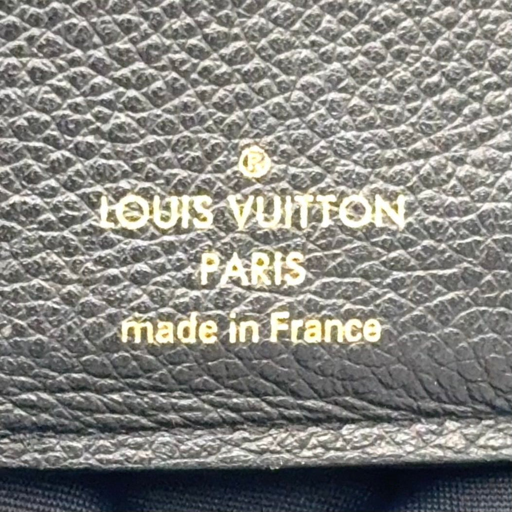 Louis Vuitton Portefeuille Compact Monogram Empreinte Noir Leather Black — view 4