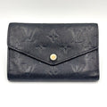 Louis Vuitton Portefeuille Compact Monogram Empreinte Noir Leather Black