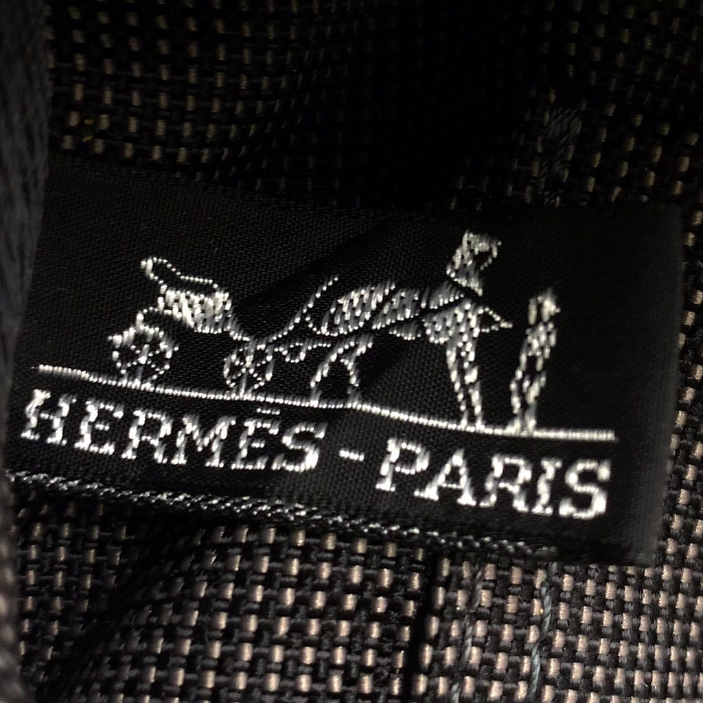 Hermes Her Line Tote Bag MM Canvas Gray Silver — view 4
