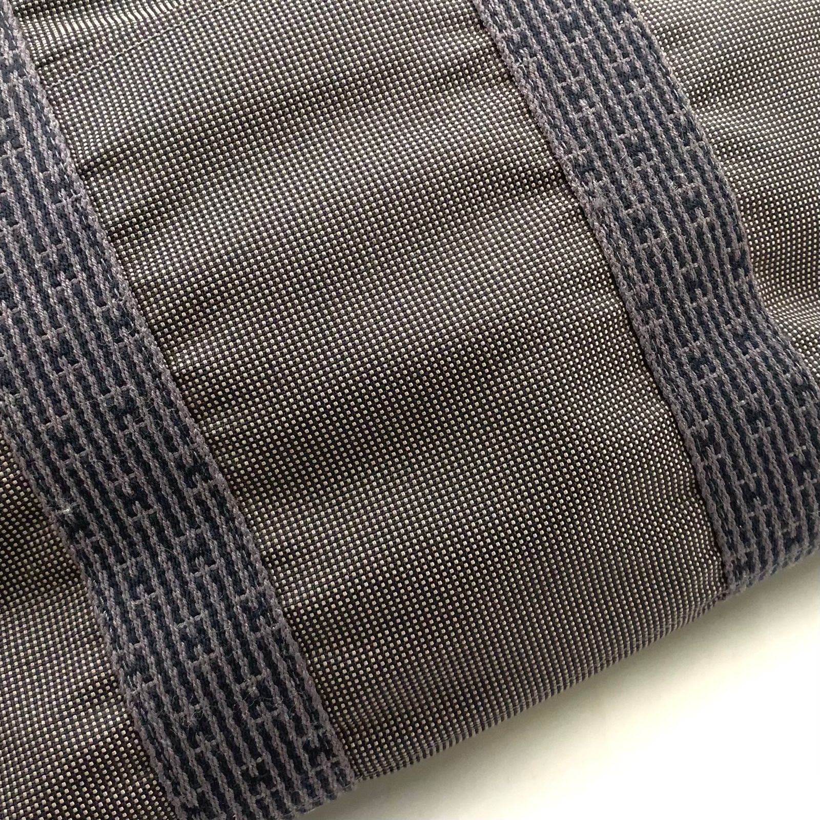 Hermes Her Line Tote Bag MM Canvas Gray Silver — view 6