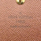 Louis Vuitton Multicles 6 Monogram Leather Brown Key Case Gold Key Holder — view 4