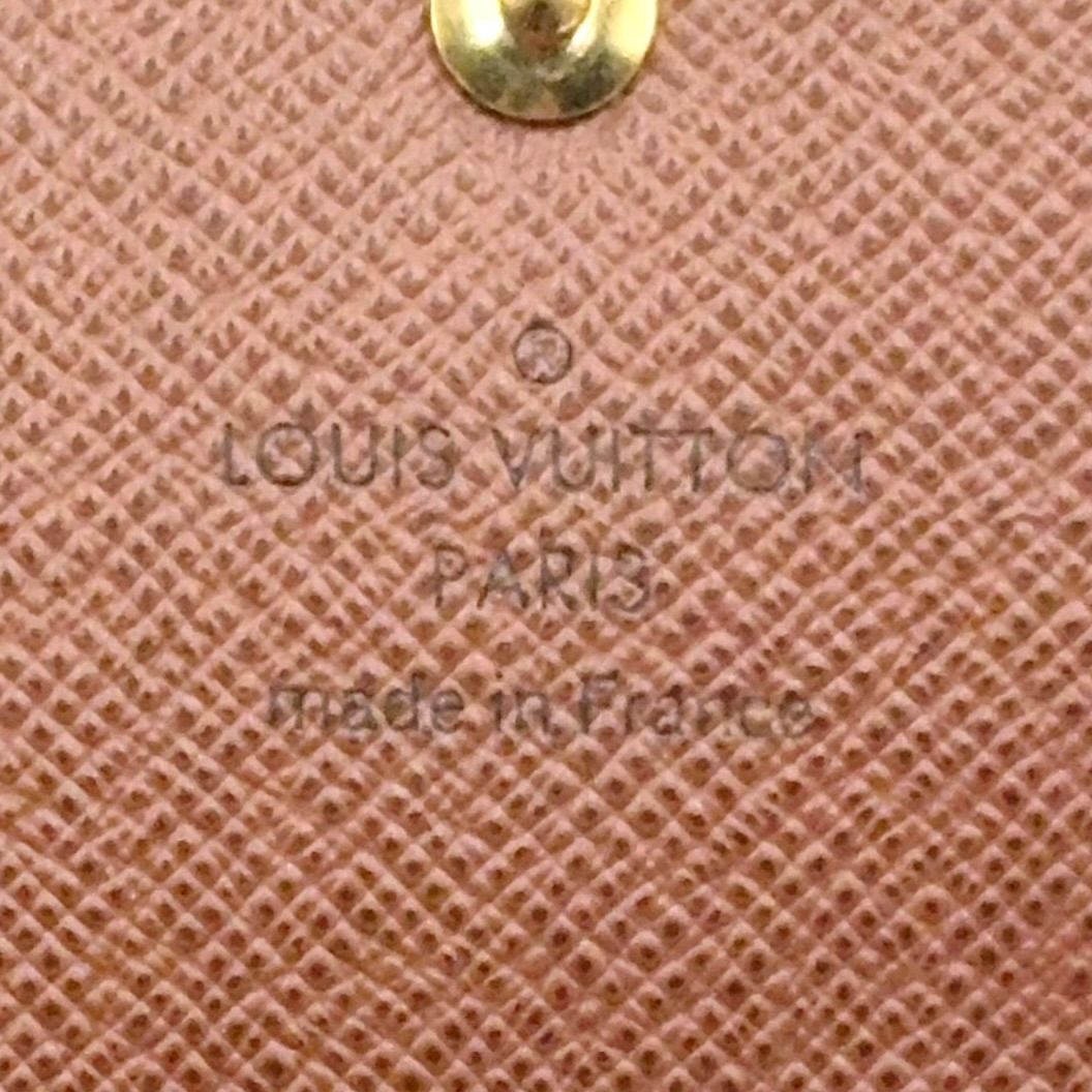Louis Vuitton Multicles 6 Monogram Leather Brown Key Case Gold Key Holder — view 4