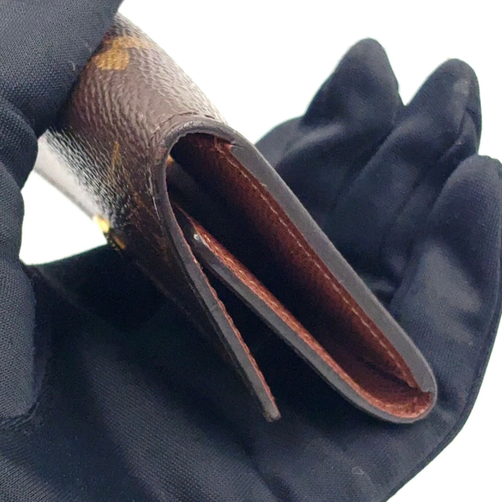 Louis Vuitton Multicles 6 Monogram Leather Brown Key Case Gold Key Holder — view 7