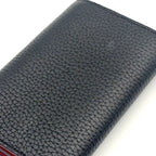 Louis Vuitton Portefeuille Capucines Compact Leather Pink Black Trifold Wallet — view 5