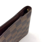 Louis Vuitton Agenda PM Damier Leather Brown Notebook Cover Gold — view 6