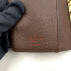 Louis Vuitton Agenda PM Damier Leather Brown Notebook Cover Gold — view 4