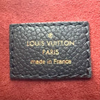 Louis Vuitton On The Go PM Bicolor Monogram Empreinte Leather Black Handbag Gold — view 4