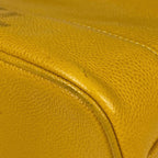 Chanel Shoulder Bag Caviar Leather Yellow — view 3