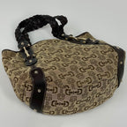 Gucci Handbag Horsebit Canvas Brown — view 2